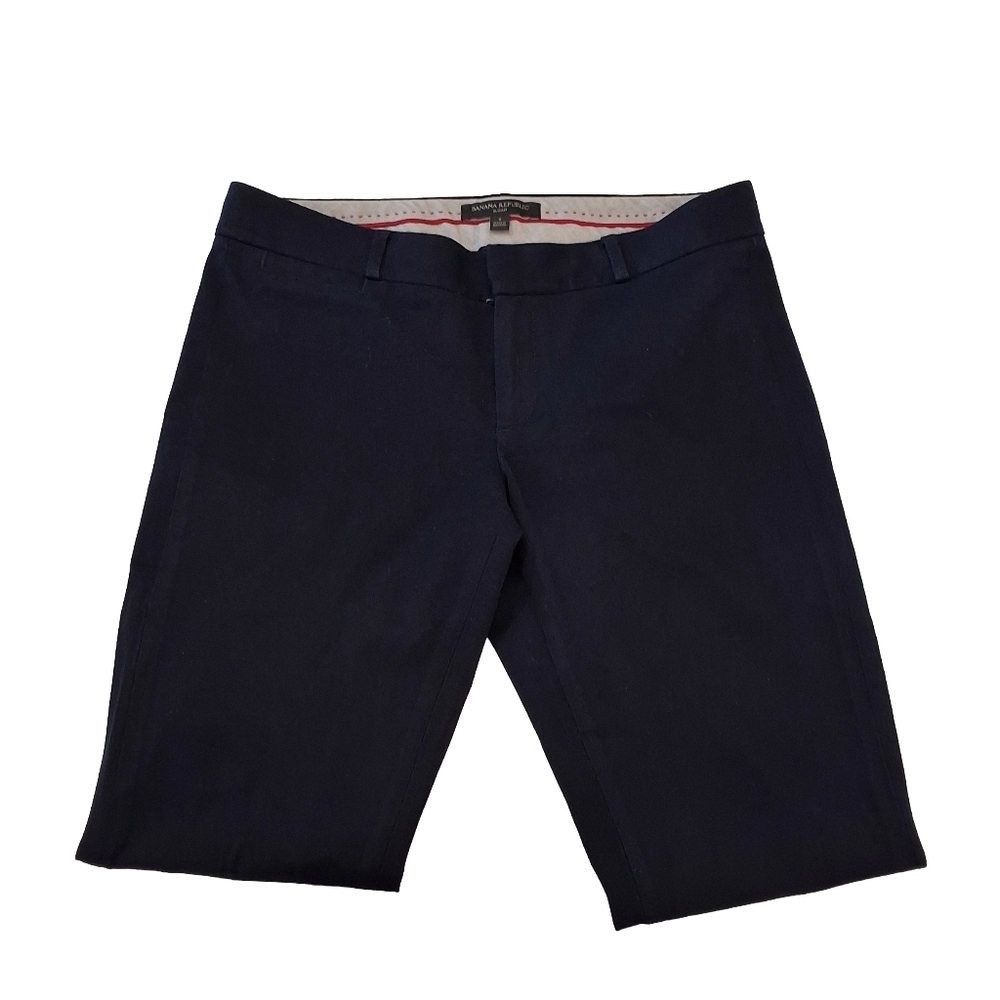 ✨2/$25 Banana Republic Sloan Fit Bi-Stretch Ankle Chino Navy Blue Pants 